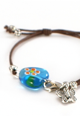 Bracelet Coeur Bleu